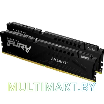 Оперативная память Kingston FURY Beast 2x16GB DDR5 PC5-48000 (KF560C30BBEK2-32)